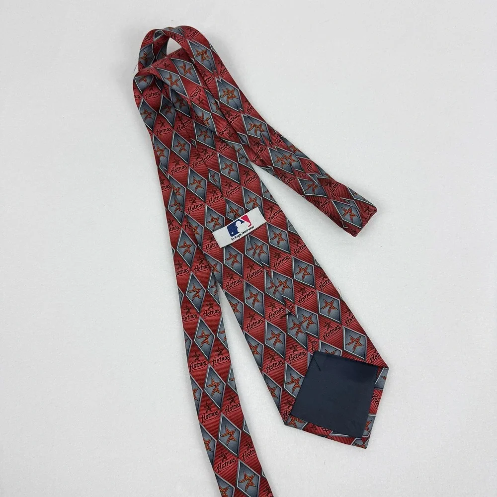 Houston Astros‎ MLB Baseball Team Silk Necktie Mens Eagle Neckwear